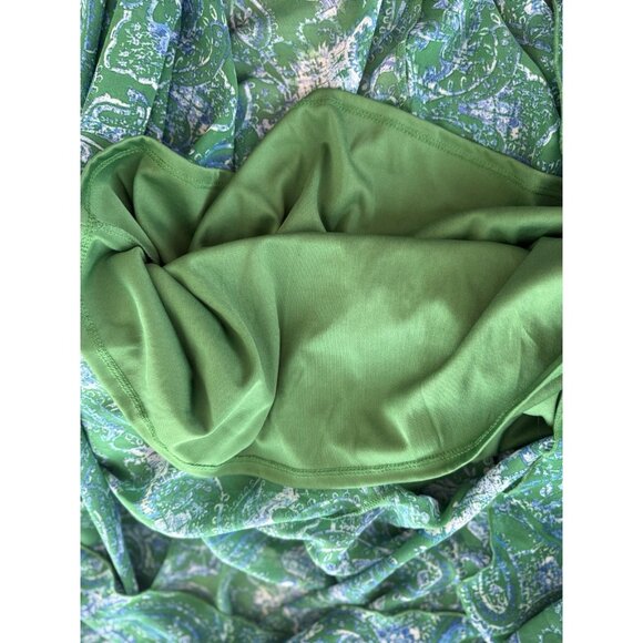 Indigo Rose Size XL Multicolor Paisley Long Sleeve Chiffon with VNeck Long Dress - Picture 11 of 13